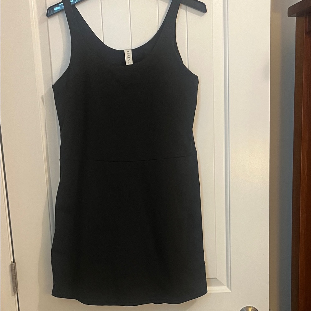 Activewear dress with built in shorts by Elle